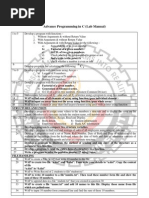 Advance Programming in C (Lab Manual)