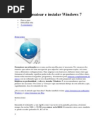 1cómo Formatear e Instalar Windows 7