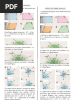 Exercícios Sobre Ângulos