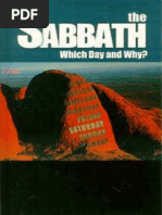 The Sabbath Which Day and Why