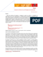 A Tarefa Da Pedagogia Do Esporte Na Infância À Luz Do Paradigma Da Complexidade