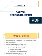 Topic 8 Capital Reconstruction 1