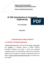 Lecture Note On Introduction To Industrial Engineering