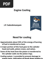 Engine Cooling: J.P. Subrahmanyam