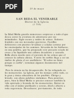 San Beda El Venerable M