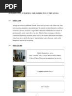 Experiment 2-DETERMINATION OF PARTICLE SIZE DISTRIBUTION BY DRY SIEVING