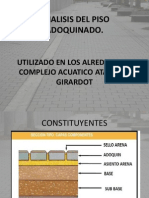 Analisis Del Piso Adoquinado de Los Alrededores Complejo