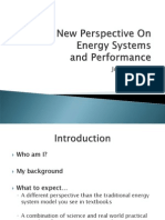 A New Perspective On Energy Systems Joel Jamieson CVASPS 2011