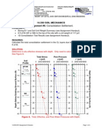 14.330 Soil Mechanics Assignment #6: Consolidation Settlement