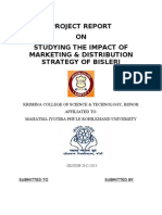 Studying The Impact of Marketing & Distribution Strategy of Bisleri (Akshay)