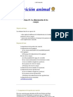 Tema 15. La Alimentación de Los Conejos