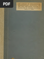 Enneads VI - Plotinus - On The One & Good Being, Transl MacKenna