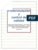 Preformulación y Control de Calidad