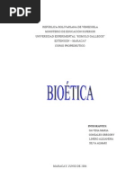 Trabajo de Bioetica