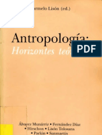 Antropología. Horizontes Teóricos - Lison Tolosana Comp PDF