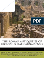 The Roman Antiquities of Dionysius Halicarnassensis VOL 1 Trans Spelman