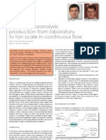 Om The Laboratory To Ton Scale in Continuous Flow