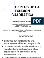 Interceptos X de La Funcion Cuadratica Grado 11 BLANCO Y NEGRO