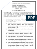 NALSA (Free and Competent Legal Services) Regulations 2010