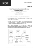 Planificacion y Programacion Del Mantenimiento