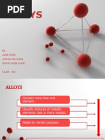 Chemistry Form 4 Chapter 9 Alloy