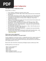 Steps For SD Variant Configuration