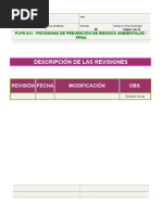 Programa de Prevención de Riesgos Ambientales