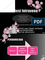 Anestesi Intravena