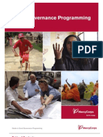 Guide To Good Governance Programming