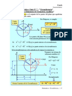 7) Circunferencia