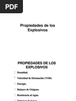 Propiedades de Los Explosivos