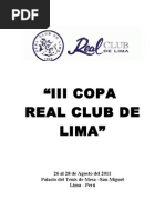 Bases III Copa Real Club de Lima