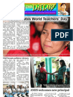 ANHS Celebates World Teachers' Day: ANHS Welcomes New Principal