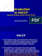 Introduction Haccp