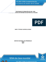 Solución Actividad de Aprendizaje Unidad 3 Requisitos e Interpretación de La Norma ISO 90012008 - v2