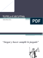 Tutela Ejecutiva. (Clase No. 1) PPT