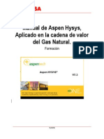 Manuak de Aspen Hysys Ejercicios