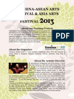 11th China-Asean Arts Festival - Prospectus (English)