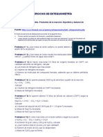 Ejercicios Resueltos de Estequiometria PDF