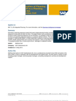 Conditional Execution of Planning Functions in BI-IP in A Planning Sequence Using The After - Burn - Selection Exit