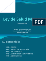 Ley de Salud Mental