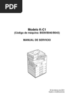 Manual de Servicio Aficio 1113-1015-1018