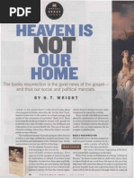 Heaven Is Not Our Home - N. T. Wright