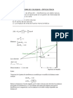 Interferencia y Difracción Por 2 Rendijas