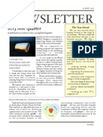 HDMI Newsletter 1st Quarter 2013