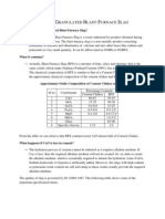 Ground Granulated Blast Furnace Slag