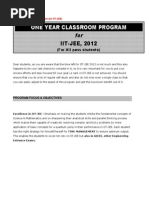 One Year Classroom Program (12th Pass)