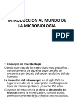 Introduccion Al Mundo de La Microbiologia e Historia