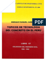 Topicos de Tecnologia de Concreto en El Peru PDF