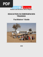 Facilitator's Guide: Education in Emergencies